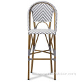 french outdoor rope cafe bamboo bistro chairs